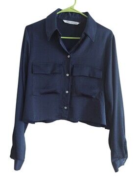 Zara Cropped Bomber Jacket
